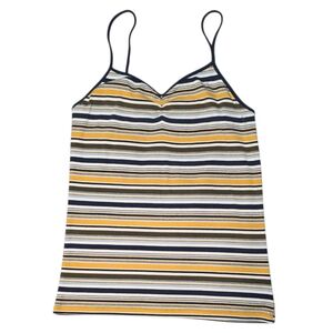 No Boundaries Y2K Striped Cami Tank Top Size XL Sweetheart Coquette Everyday